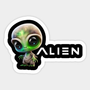 cute baby alien Sticker